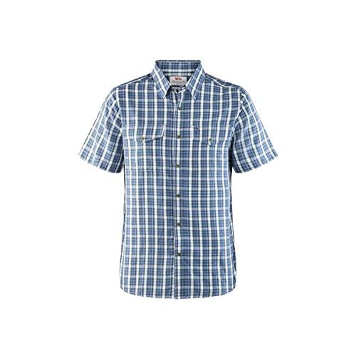 Fjällräven Abisko Cool Shirt Ss - Herren Kurzarmhemd,blau (uncle blue 520), XXL