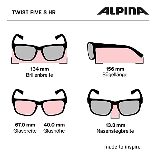 Alpina Unisex Twist Five Hr S Qvm+ Sunglasses
