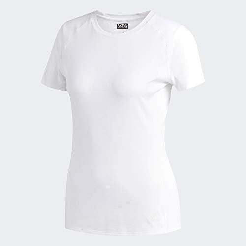 adidas Damen Franchise Supernova T-Shirt, White, XL