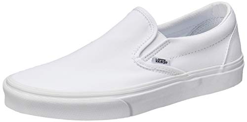 Vans Unisex-Erwachsene Classic Slip-On Low-Top, Weiß (True White W00), 35 EU