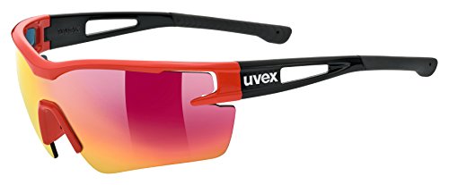 uvex Unisex – Erwachsene sportstyle 116 Sportbrille, red-Black, Einheitsgröße