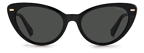 Polaroid Unisex PLD 4109/s Sunglasses, 807/M9 Black, Large