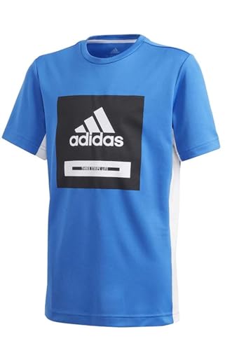 adidas Kinder Bold T-Shirt, Blue/White, 104