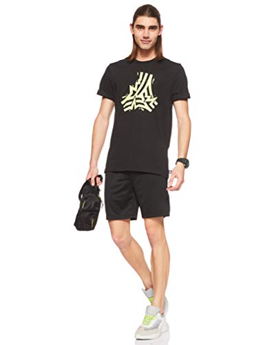 adidas Herren Tgo Grfx Logo T-Shirt, Black, XS