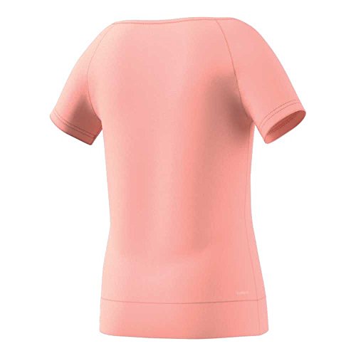 adidas Mädchen Gear Up Kurzarm T-Shirt, Clear Orange/White, 164