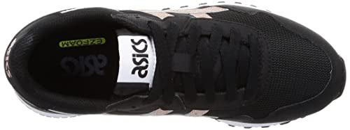 ASICS Damen Tiger Runner II Sneaker, Black Rose Gold, 39.5 EU