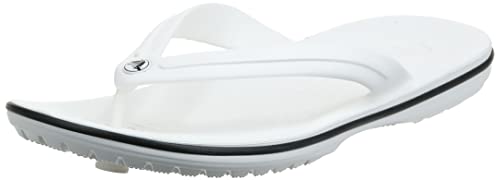 Crocs Unisex Crocband Flip Flip Flops, Weiß, 45/46 EU