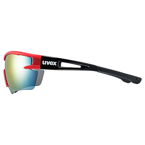 uvex Unisex – Erwachsene sportstyle 116 Sportbrille, red-Black, Einheitsgröße