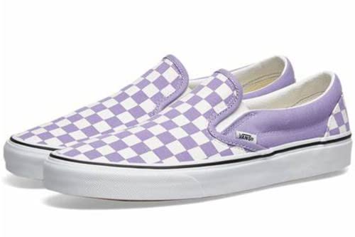 Vans Women's UA Classic Slip-On Sneakers, Lila (Fuchsia Purple/True White), 41 EU