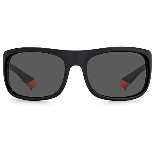 Polaroid Unisex PLD 2125/s Sunglasses, 8LZ/M9 Black ORANGE, L