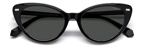 Polaroid Unisex PLD 4109/s Sunglasses, 807/M9 Black, Large