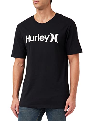 Hurley Herren Evd WSH OAO Solid Ss T-Shirt, Schwarz Kombi, L