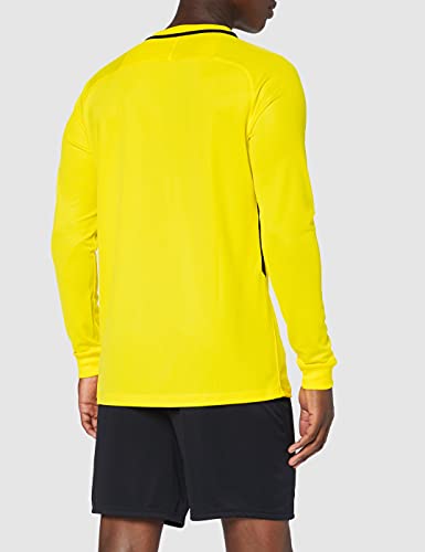 Nike Herren Park III Football Jersey Long Sleeved T-shirt, Yellow (opti yellow/black/black/(black), S (Herstellergröße: S)