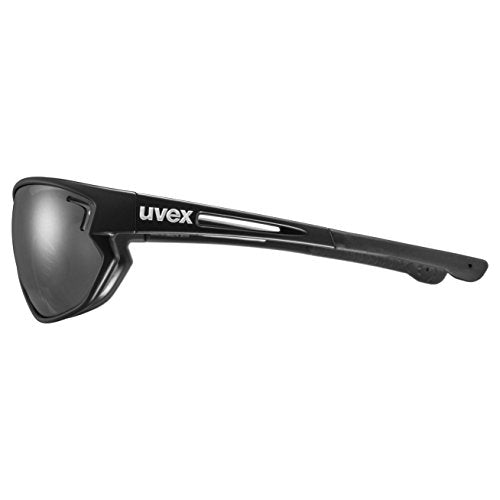 uvex Unisex-Erwachsene Sportstyle 810 Sportbrille, Black mat, One Size