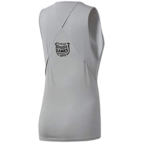 Reebok Rc Ac + Cotton Tank Games Damen-T-Shirt XL grpumg/Schwarz