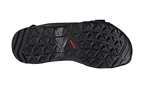 adidas Herren Ef0016_47 outdoor sandals, Noir Blanc Noir, 47 1/3 EU