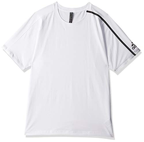 adidas Herren ZNE Kurzarm T-Shirt, White, S