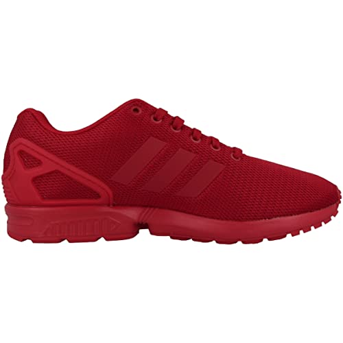 adidas Unisex-Erwachsene ZX Flux Low-Top Sneakers,Rot (Power Red/Power Red/Collegiate Burgundy),45 1/3 EU