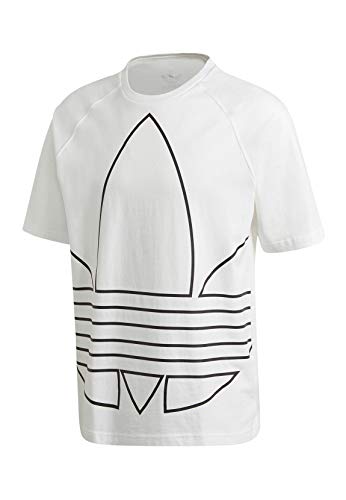 adidas Herren Bg TRF Out Tee T-Shirt, Weiß/Schwarz, S