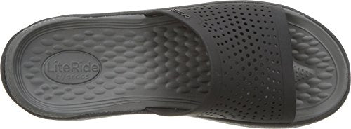 Crocs Unisex-Erwachsene Literide Slide Sandalen, Schwarz (Black/Slate Grey 0dd), 38/39 EU