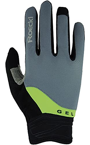 Roeckl Mori Fahrrad Handschuhe lang grau/grün 2022: Größe: 9.5