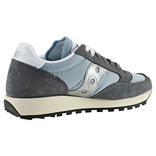 Saucony Damen Jazz Original Vintage Sneakers, Grau Grey Blue White 39