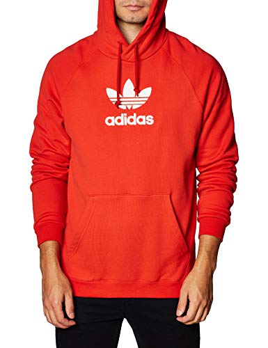 Adidas Herren ADICLR PRM Hood Sweatshirt, Lush red, L