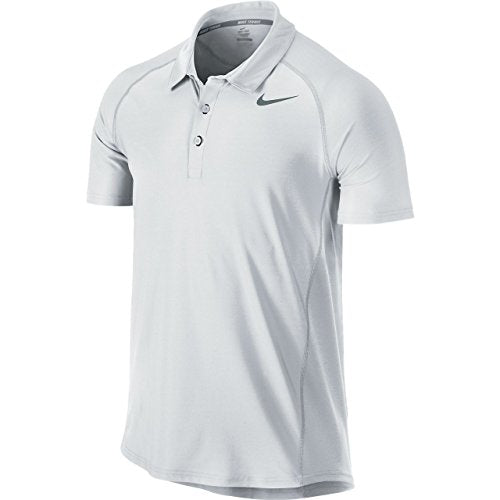 Nike Herren Poloshirt Advantage UV Polo, White/Gym Red/Cool Grey, S