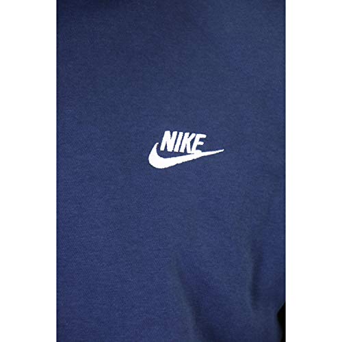 Nike Herren Sportswear Club Fleece Hoodie, Midnight Navy/Midnight Navy/White, XL