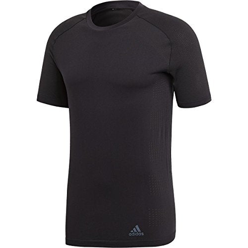 adidas Herren T-Shirt Ultra Primeknit Light, Black/Carbon, M, CF6022
