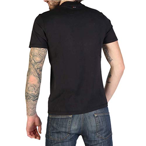 Napapijri Herren SONTHE T-Shirt, Grau (Med Grey Mel 160), XX-Large (Herstellergröße: XXL)