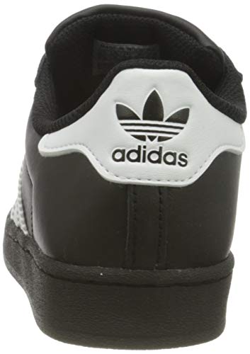 adidas Superstar Sneaker, Core Black/Cloud White/Core Black, 31 EU