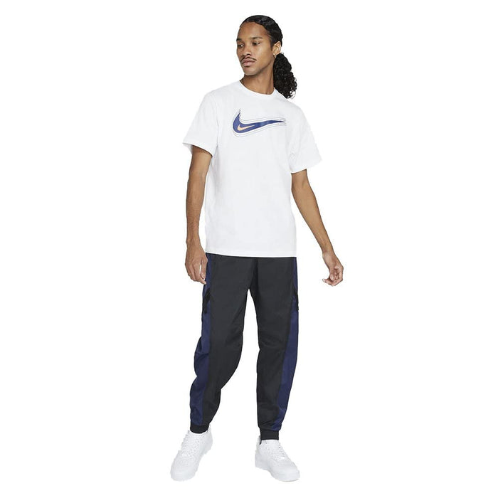 Nike Herren SW T-Shirt, White/Blue Void, M