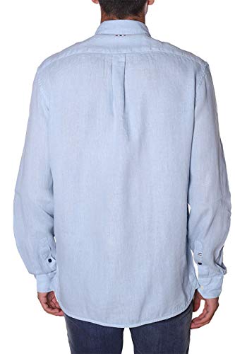 Napapijri Herren GERVAS 2 Freizeithemd, Blau (Dusk Light Blue I67), 44 (Herstellergröße: XL)