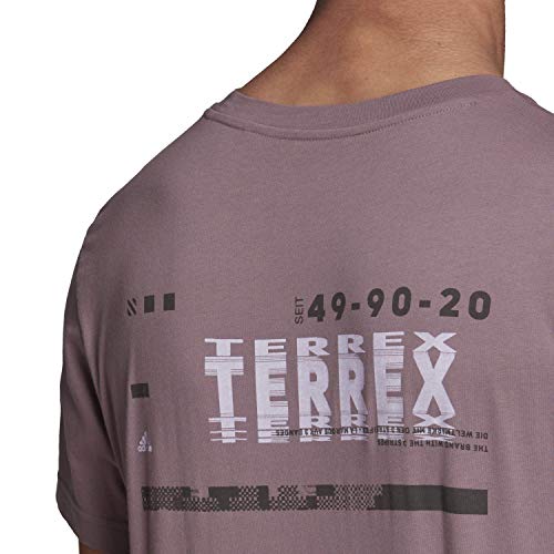 adidas Herren Terrex GFX Tee T-Shirt, Purleg, S
