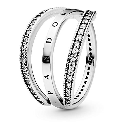Pandora Damen-Statement-Ringe 925 Sterlingsilber mit '- Ringgröße 50 (15.9) 197404CZ-50