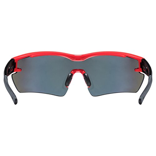 uvex Unisex – Erwachsene sportstyle 116 Sportbrille, red-Black, Einheitsgröße