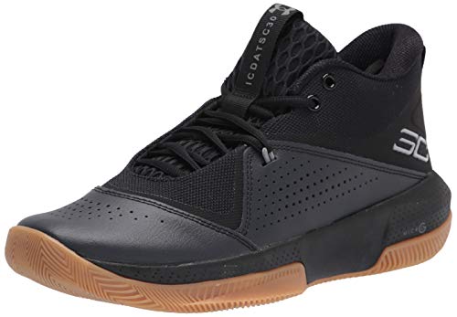 Under Armour Herren 3023917-003_46 Basketball Shoes, Black, EU