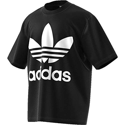 adidas Herren T-Shirt Trefoil Oversized, schwarz, XXS - 38, CW1211/XXS