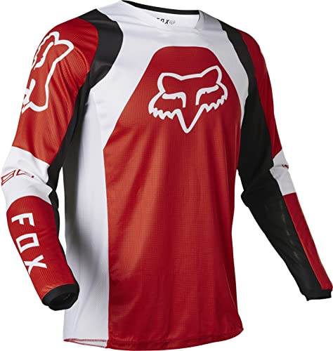 Fox Racing Herren 180 Lux Motocross Trikot Jersey, Fluoreszierendes Rot, X-Large