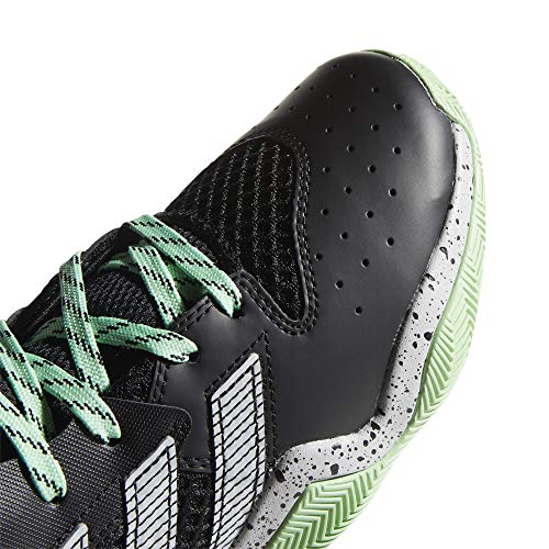 adidas Unisex-Kinder Harden Stepback J Sneaker, Negbás/Gridos/Menglo, 38 2/3 EU