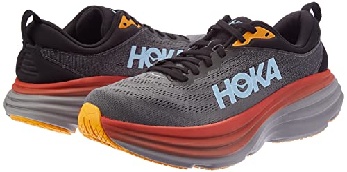 Hoka One Herren Bondi 8 running shoes, Grau, 44 EU