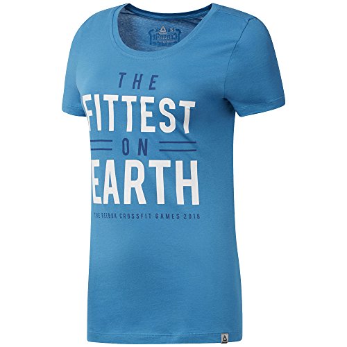 Reebok Cf Games Fittest On Earth Damen T-Shirt S Mehrfarbig (menblu)