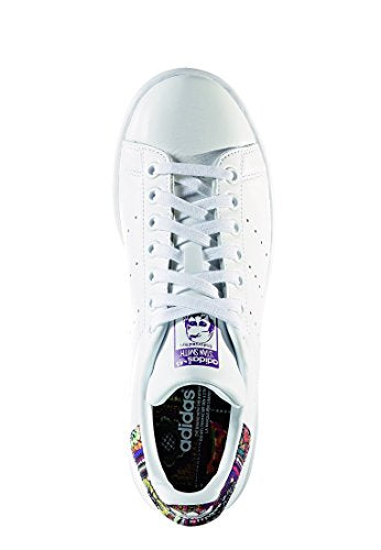 adidas Damen Stan Smith Sneaker, Weiß (Footwear White/Footwear White/Mid Grey), 38 EU