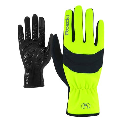 Roeckl Raiano Winter Fahrrad Handschuhe lang Fluo gelb 2023: Größe: 8