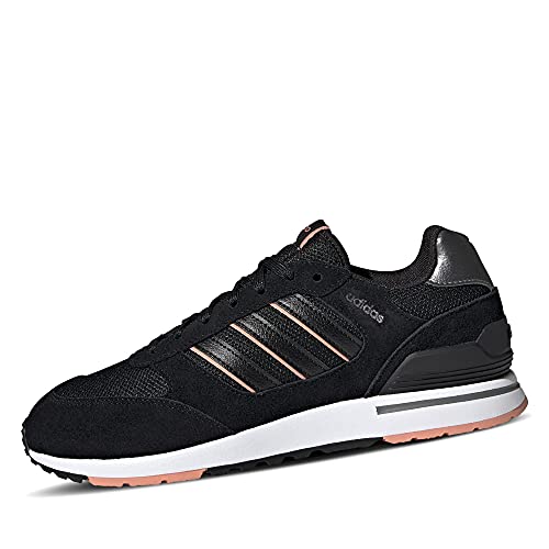 adidas Damen Run 80s Running Shoes, core Black/core Black/ambient Blush, 40 EU