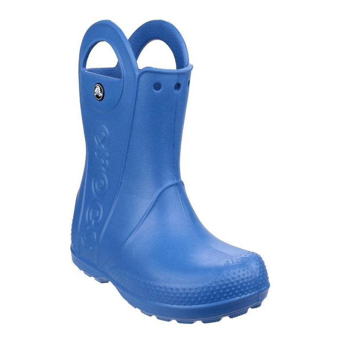 Crocs Handle It Rain Boot K, Unisex-Kinder Gummistiefel, Blau (Cerulean Blue 4o5), 24/25 EU