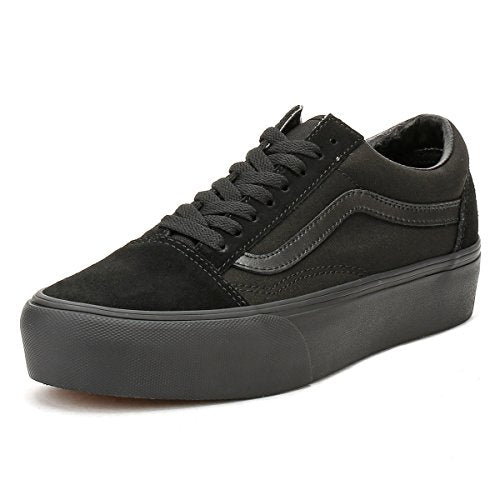 Vans Unisex Old Skool Platform Sneaker, Schwarz (Black/Black Bka), 37 EU