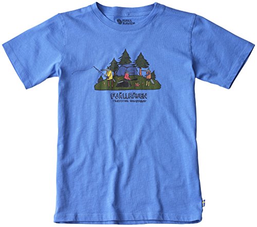 Fjällräven Kinder T-Shirt Camping Foxes, UN Blue, 152, F80534-525