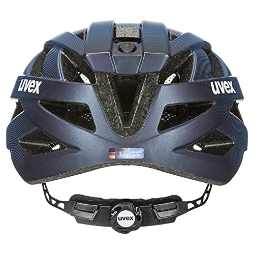 uvex i-vo cc - leichter Allround-Helm für Damen und Herren - individuelle Größenanpassung - erweiterbar mit LED-Licht - deep space matt - 52-57 cm